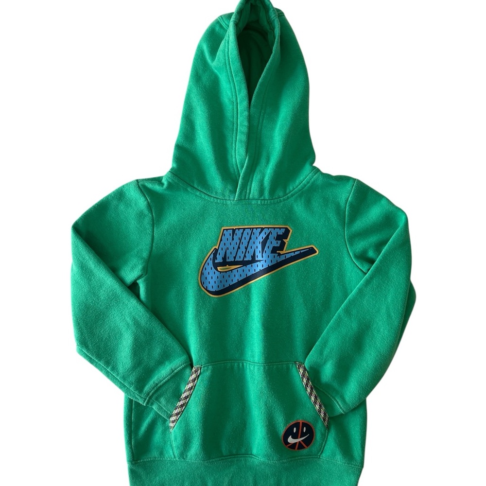 Nike kids green hoodie